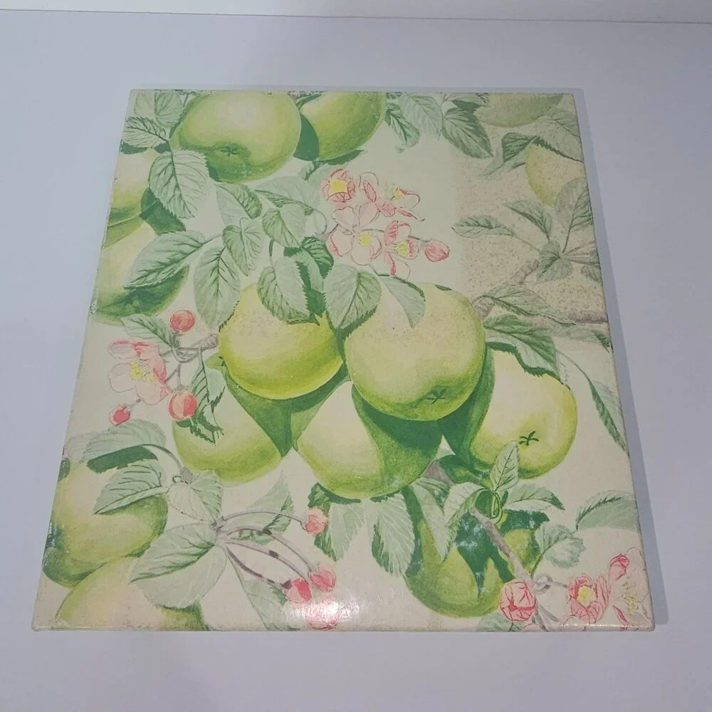 Vintage 70s Hallmark Scented Bath Ensemble Green Apple Fragrance Bath Collection